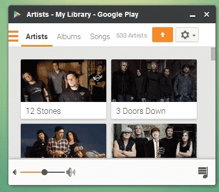 google play music chrome extension
