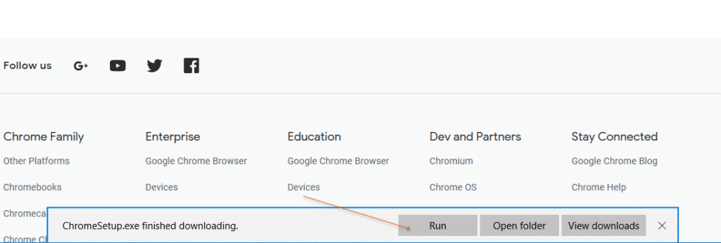 google chrome installer for windows 10